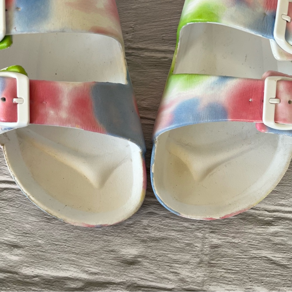 Robin Ruth Pastel Double Strap Slides - Picture 4 of 10